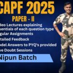 CAPF 2025 ( PAPER – II )