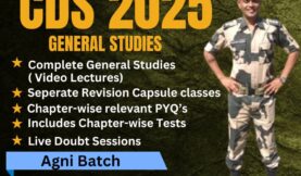 CDS 2025 ( GENERAL STUDIES )