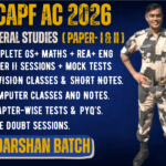 CAPF AC 2026 (Sudarshan Batch)